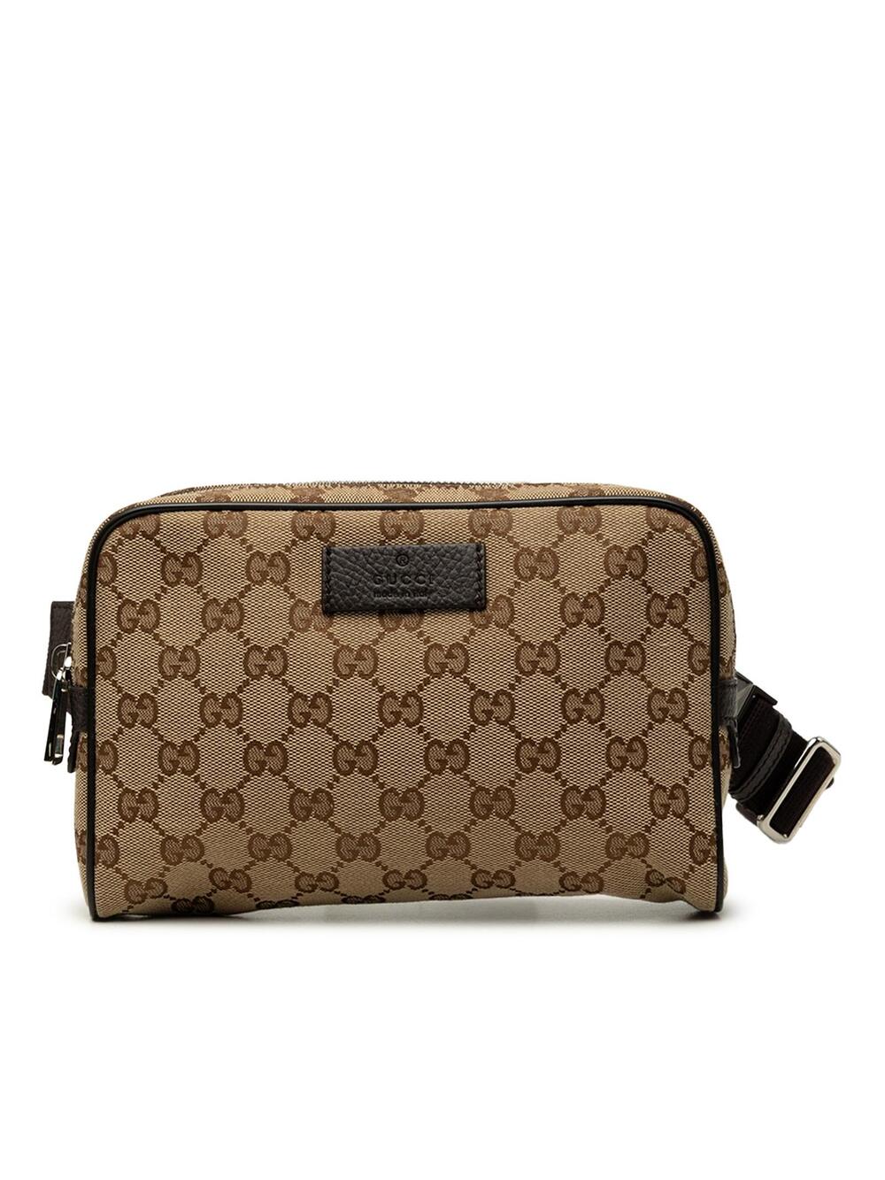 Gucci Gg Canvas Belt Bag Pre-Loved #351357G77B